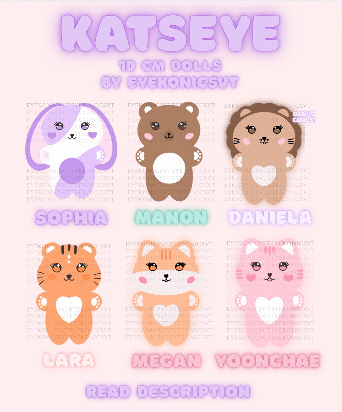KATSEYE Plushies